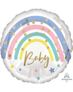 Pastel Rainbow Baby Balloon
