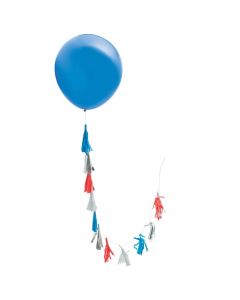 Patriotic 36" Latex Balloon with Tassel