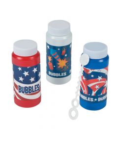 Patriotic Bubble Bottles