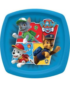 Paw Patrol Canine Rescue Square Shaped Plate