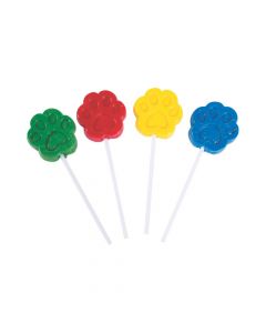 Paw Print Lollipops
