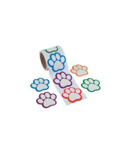 Paw Print Name Tags/Labels