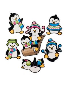 Penguin Party Cutouts