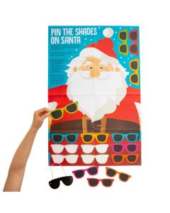 Pin the Shades on Santa Game