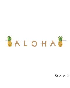 Pineapple Aloha Jointed Banner