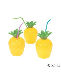 Pineapple Cups with Lids