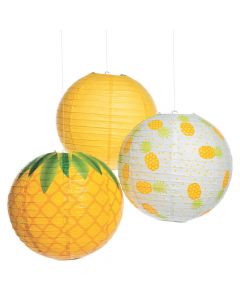 Pineapple Hanging Paper Lanterns