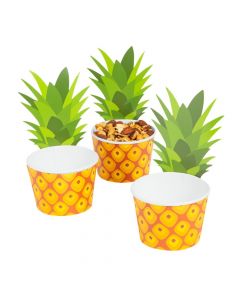 Pineapple Paper Snack Cups