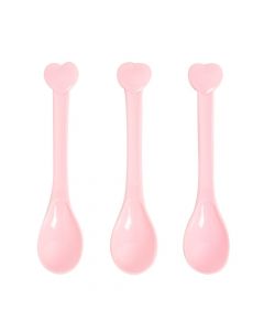 Pink Heart Spoons