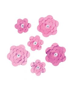 Pink Paper Flowers Party D�cor