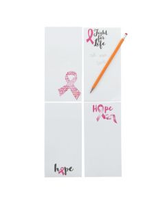 Pink Ribbon Magnetic Notepad