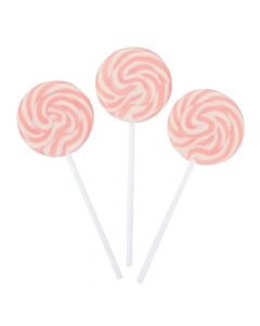 Pink Swirl Lollipops