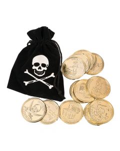 Pirate Bags with Gold Coins