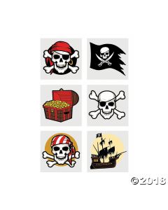 Pirate Temporary Tattoos