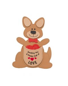 Pocket Full of Love Kangaroo Valentine Craft Kit