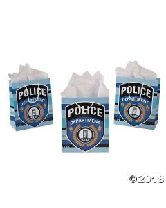Police Party Medium Gift Bags