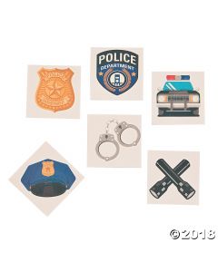 Police Party Tattoos