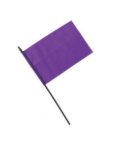 Polyester Purple Team Spirit Flags
