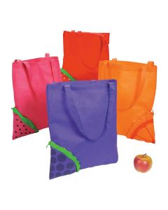 Pop-Out Fruit Tote Bags