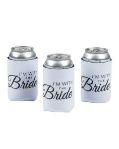 Premium Neoprene with the Bride Can Coolers