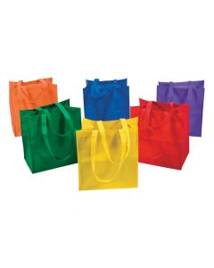 Primary Color Shopping Tote Bags