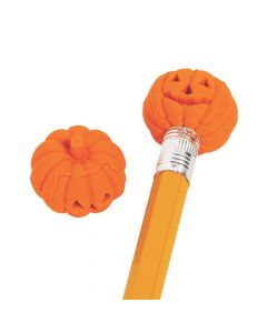 Pumpkin Eraser Pencil Toppers