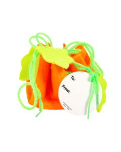 Pumpkin Treat Bag Craft Kit  - Makes 12