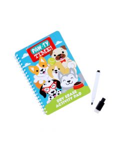 Puppy Dry Erase Activity Books with Markers