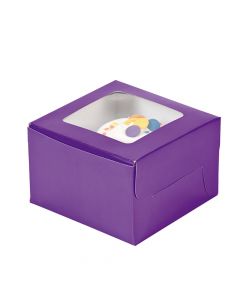 Purple Cupcake Boxes