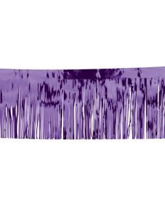 Purple Metallic Fringe