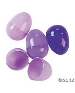 Purple Plastic Easter Eggs