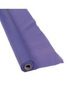 Purple Plastic Tablecloth Roll