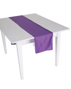Purple Satin Table Runner