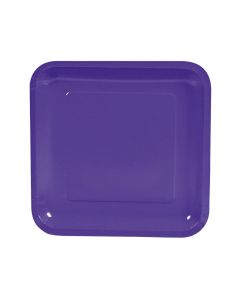 Purple Square Paper Dinner Plates