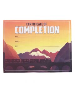 Railroad VBS Certificates of Completion