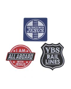 Railroad VBS Iron-On Patches