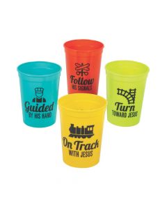 Railroad VBS Plastic Cups