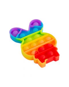 Rainbow Bunny Lotsa Pops Popping Toys - 6 Pc.