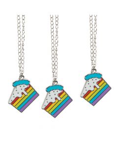 Rainbow Cake Necklaces