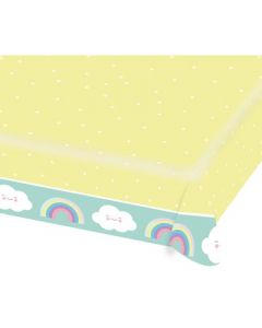 Rainbow & Cloud Paper Tablecover