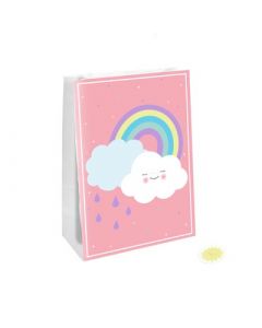 Rainbow & Cloud Party Bags and Stickers