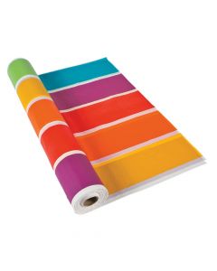 Rainbow Plastic Tablecloth Roll
