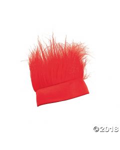 Red Crazy Hair Headband