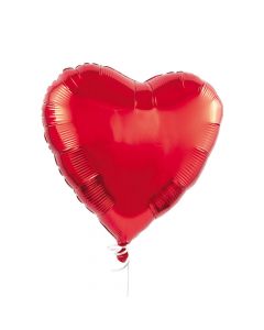 Red Heart Mylar Balloons