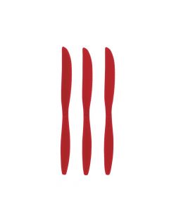 Red Plastic Knives