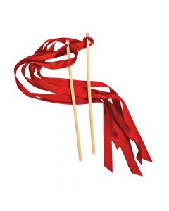 Red Ribbon Wands
