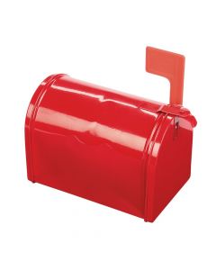 Red Tinplate Mailbox Favor Container