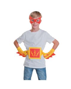 Red and Yellow Superhero Accessories