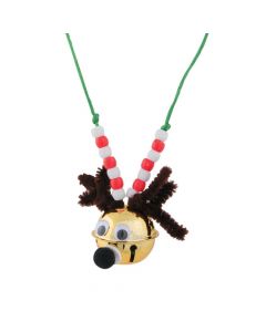 Reindeer Bell Necklace Craft Kit