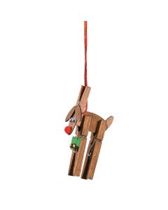 Reindeer Clothespin Christmas Ornament Craft Kit